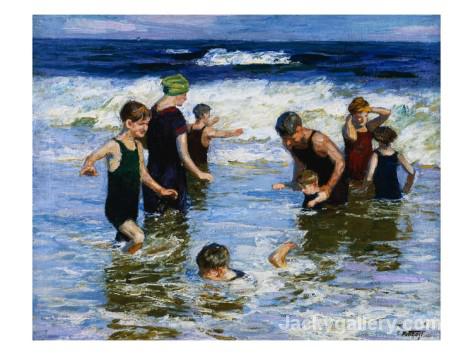 The Bathers by Edward Henry Potthast paintings reproduction